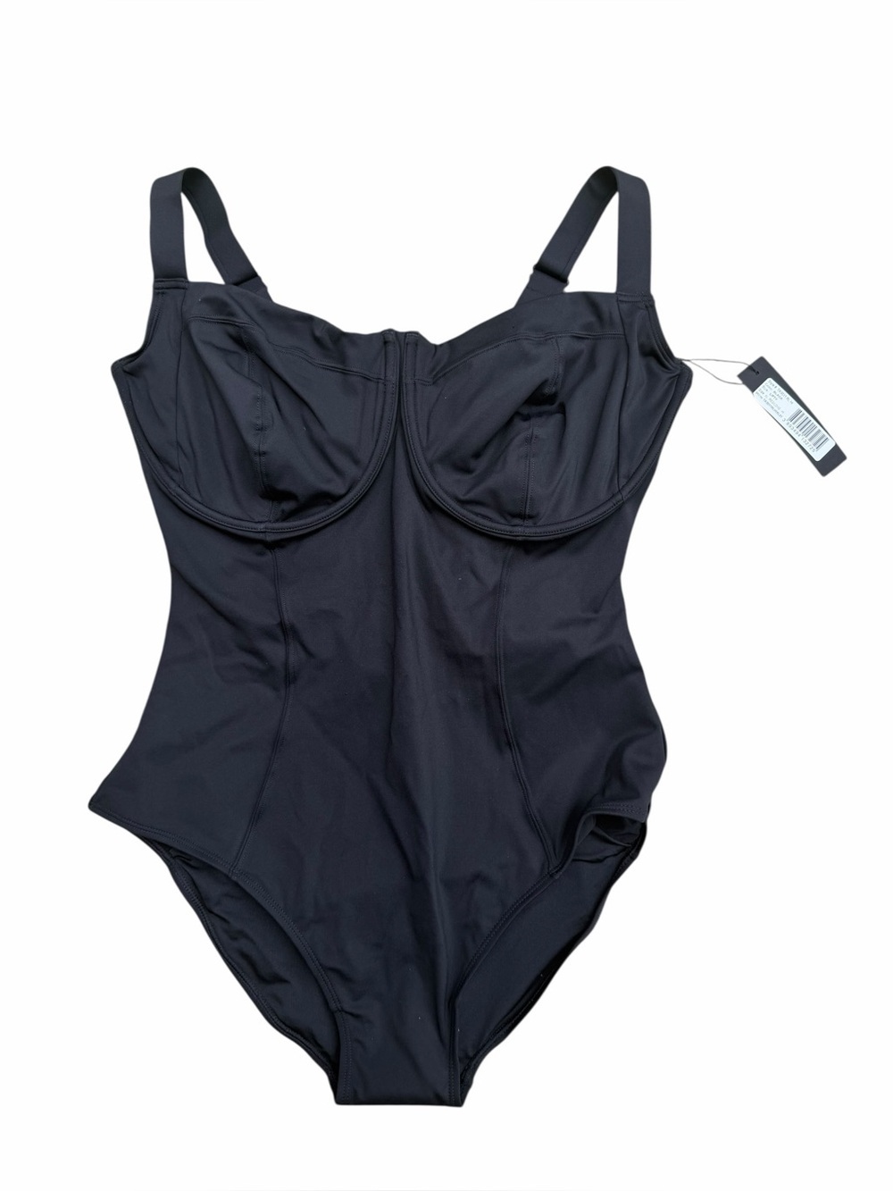 TA3 Lifty One Piece Underwire Swimsuit Black Sz XL REGULAR/LONG Cup H/I